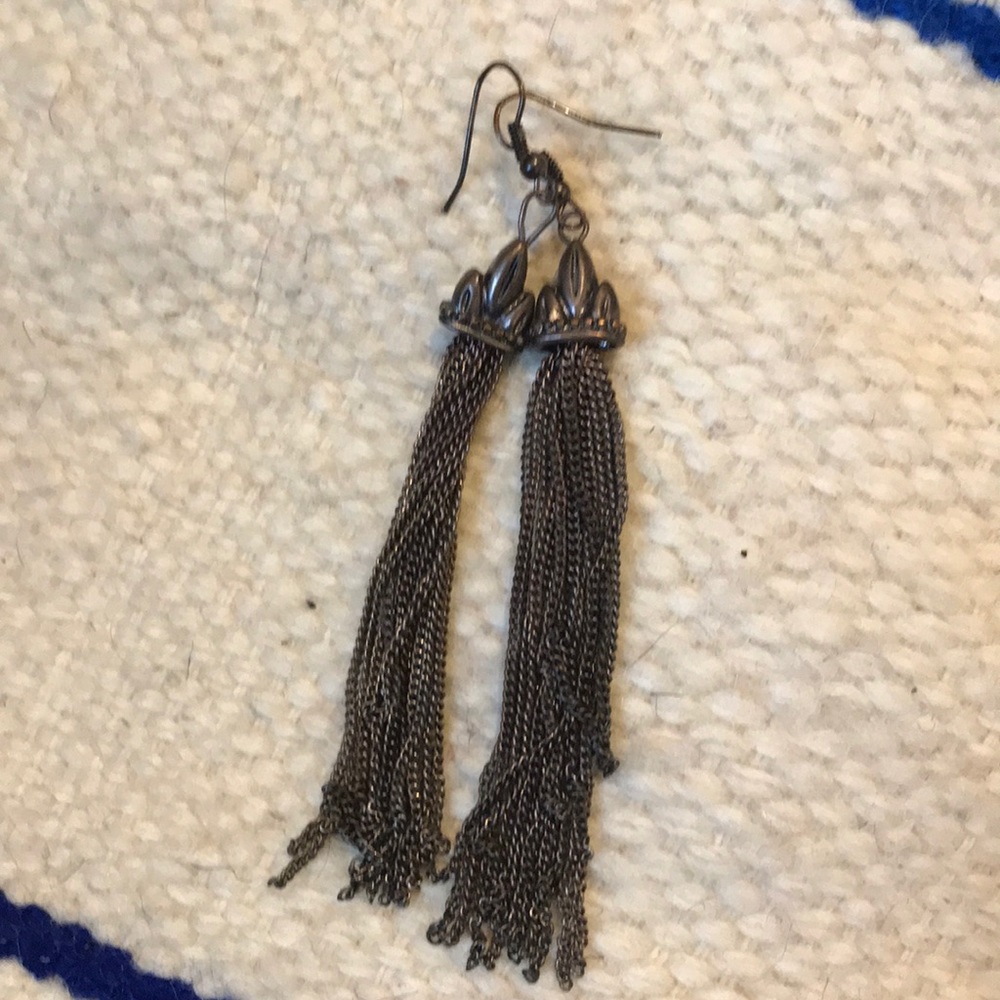 Bronze Tassel Earrings